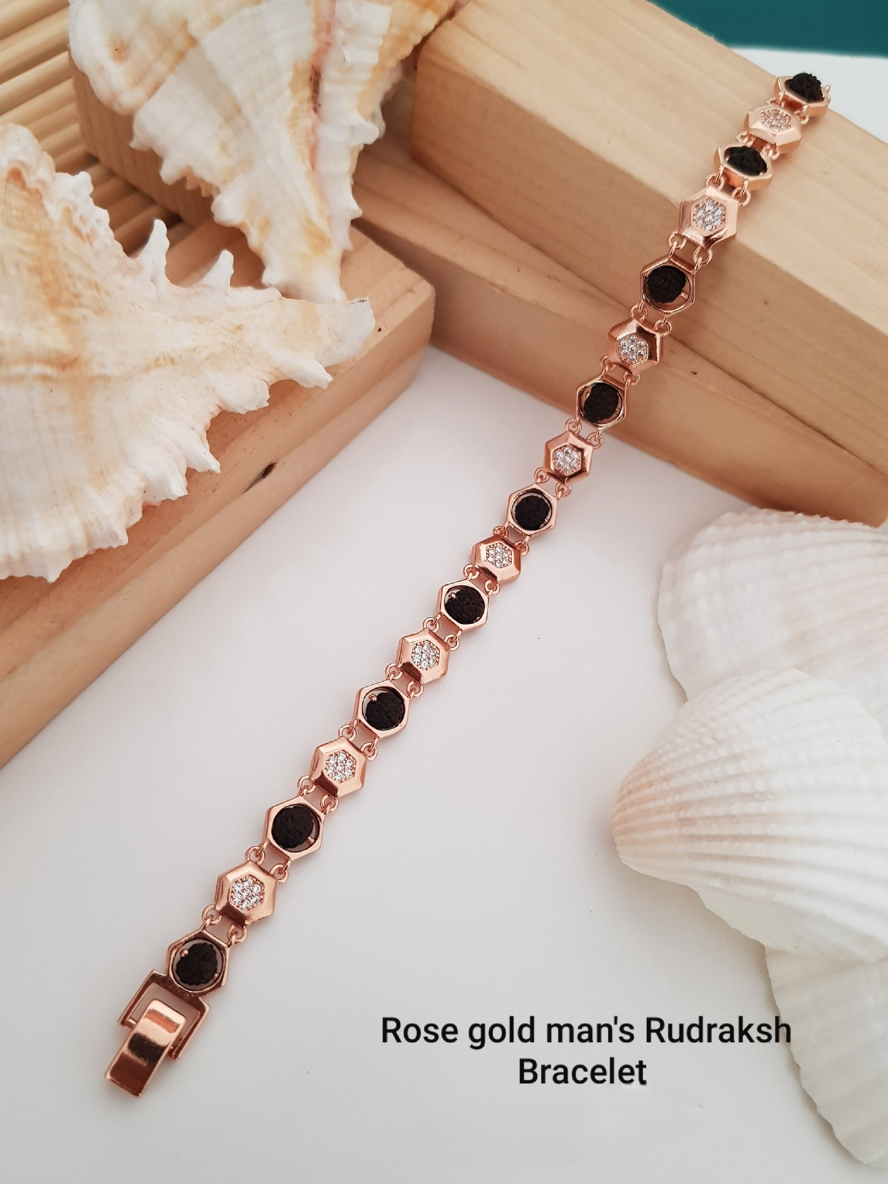 ROSEGOLD RUDRAKSH BRACELATE