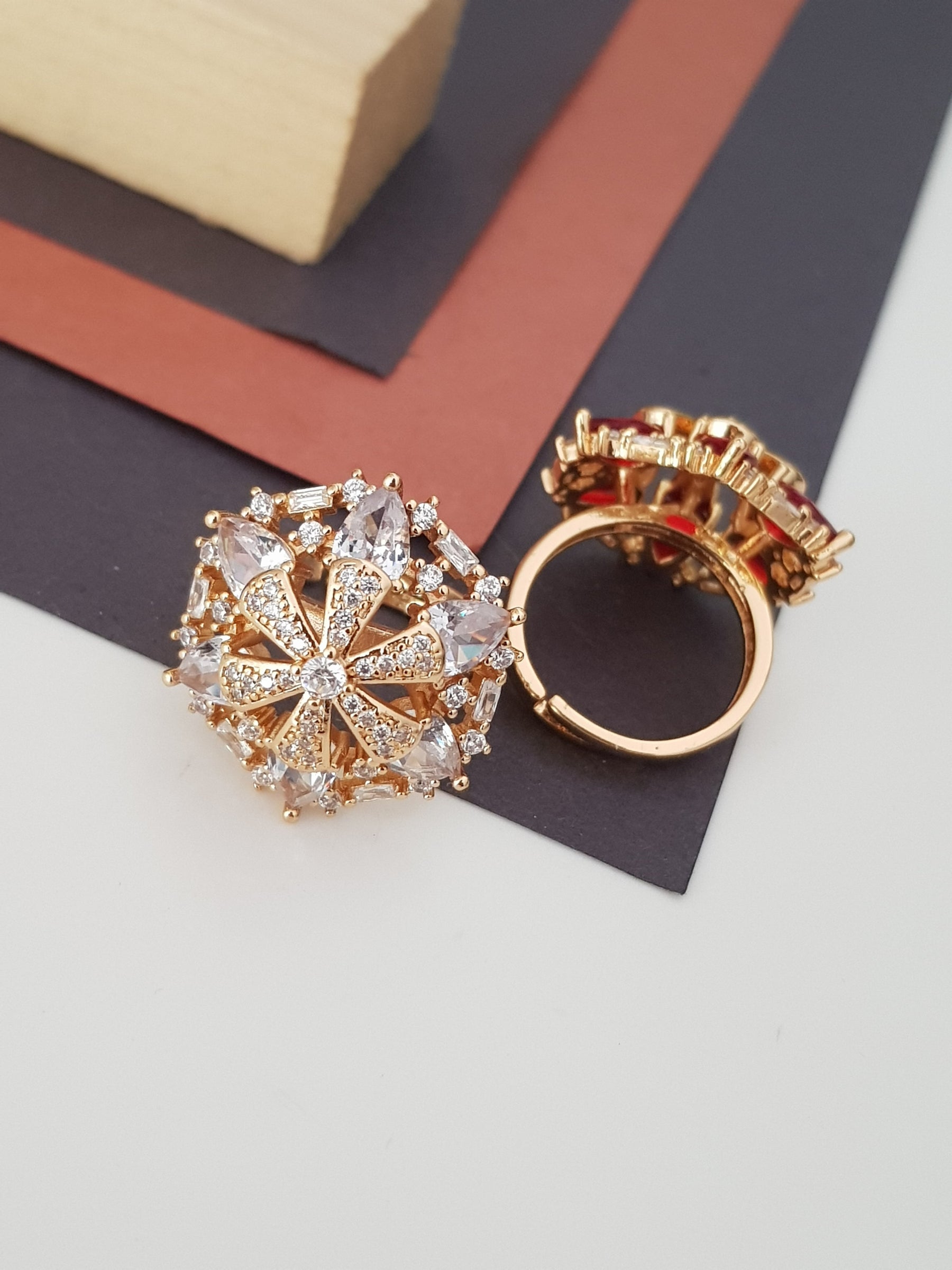 Rosegold Diamond Ring