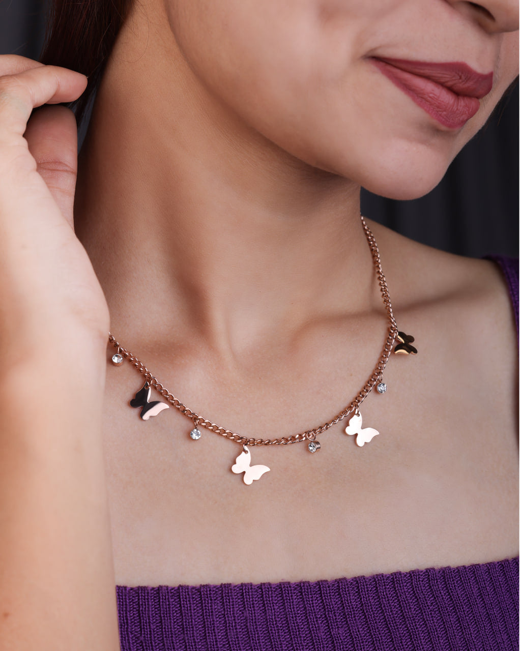 KAVYA BUTTERFLY NECKLACE