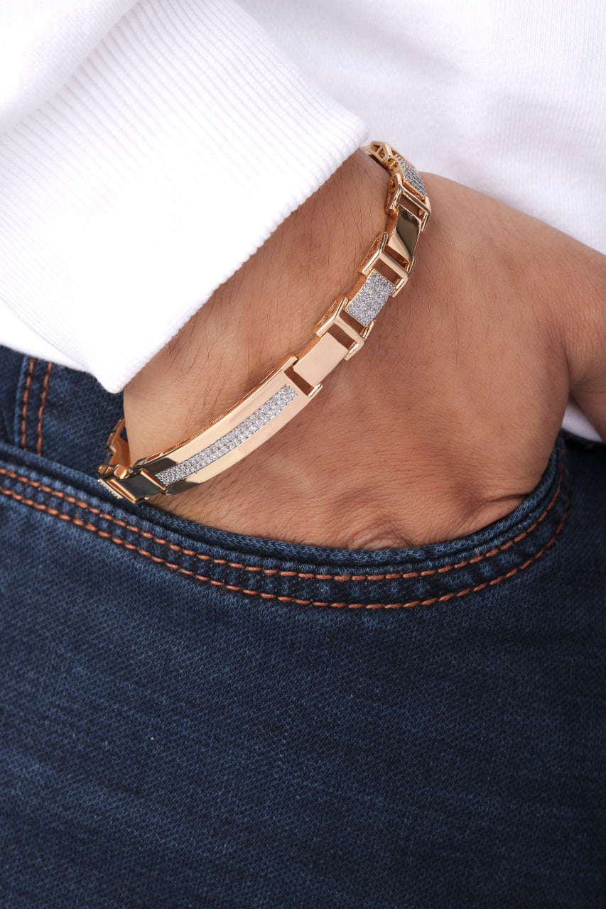 ROSEGOLD MENS BRACELET